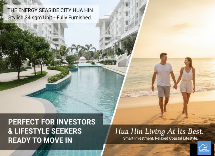 อื่นๆ ไม่อนุญาต ตกแต่งครบ คอนโด ซีไซด์ ซิตี้ ( Seaside City ) หัวหิน ราคาต่ำกว่าตลาด 3 แสนบาท รูปที่ 3