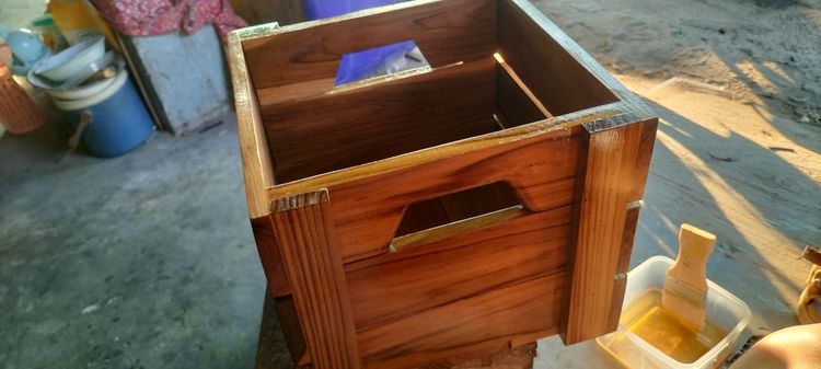 กล่องใส่ของไม้สัก รูปที่ 6