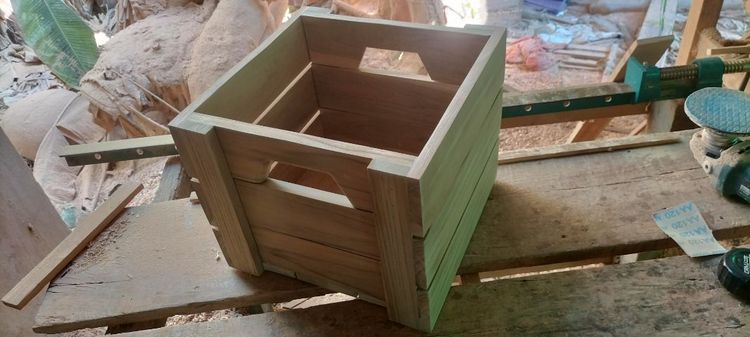 กล่องใส่ของไม้สัก รูปที่ 2