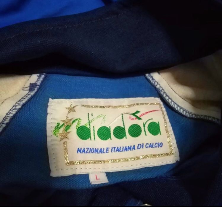 Italy 1990 World Cup Diadora jacket vintage  รูปที่ 4