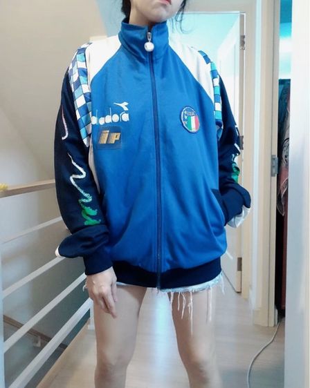 Italy 1990 World Cup Diadora jacket vintage  รูปที่ 6