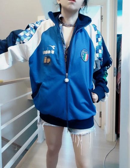 Italy 1990 World Cup Diadora jacket vintage  รูปที่ 7