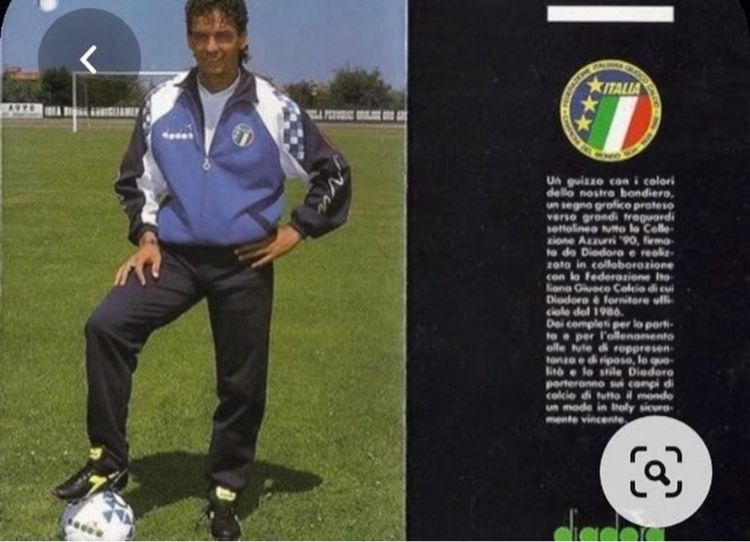 Italy 1990 World Cup Diadora jacket vintage  รูปที่ 2