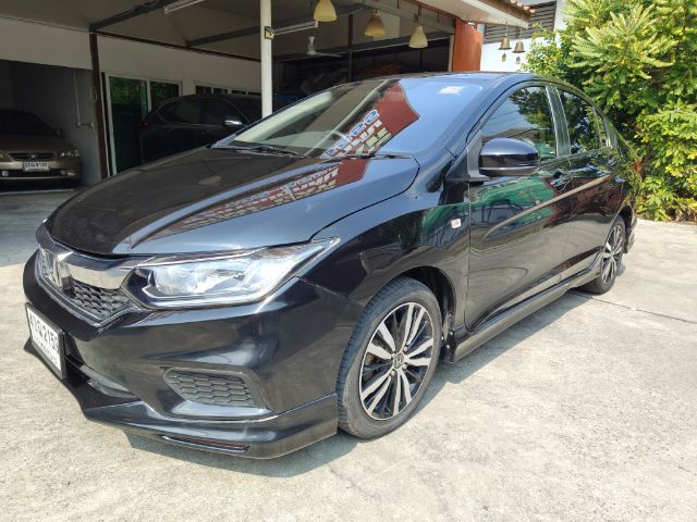 Honda City 2019 1.5 S i-VTEC Sedan เบนซิน ไม่ติดแก๊ส เกียร์อัตโนมัติ ดำ รูปที่ 3
