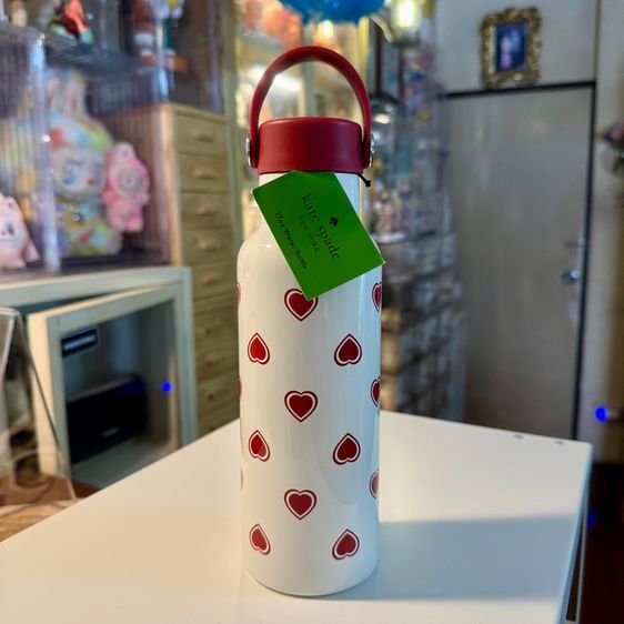 Kate Spade Heartfelt Geo Stainless Steel 17oz Water Bottle