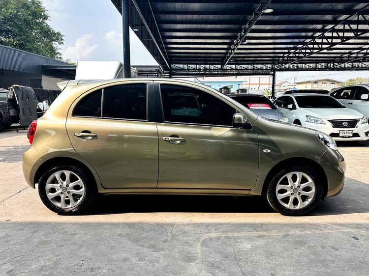 Nissan March 2014 1.2 VL Sedan เบนซิน เกียร์อัตโนมัติ เขียว รูปที่ 4