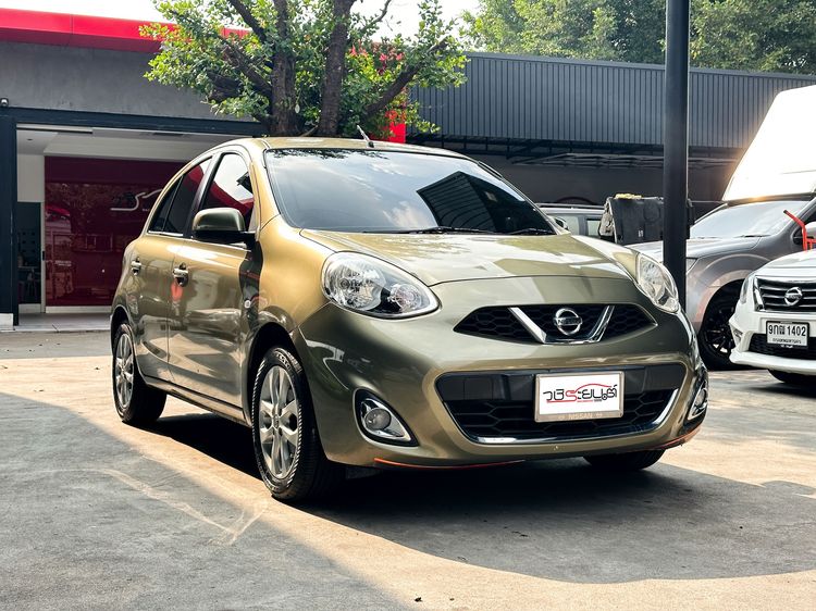 Nissan March 2014 1.2 VL Sedan เบนซิน เกียร์อัตโนมัติ เขียว รูปที่ 3