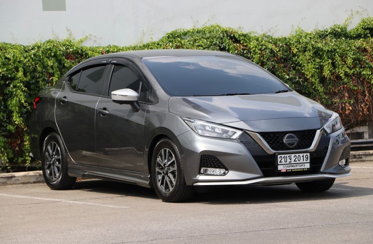 Nissan Almera 2021 1.2 VL Sportech Sedan ไฟฟ้า ไม่ติดแก๊ส เกียร์อัตโนมัติ เทา รูปที่ 2