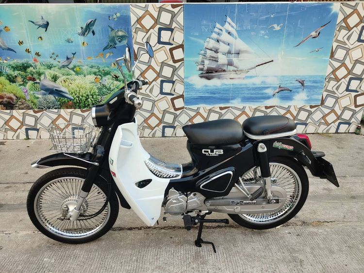 🛵ยังไงก็ขาย CLASSIC CUB ปี 65 เครื่องดี สีสวย สตาร์ทมือ รถบ้านเดิมๆ เล่มชุดโอนครบ+เปลี่ยนถ่ายน้ำมันเครื่องฟรี ส่งฟรี30 ก.ม รูปที่ 2