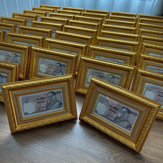 กรอบใส่ธนบัตร10ทรงม้า ของแท้💯มีพร้อมส่ง ด้านหน้ากระจกใส รูปที่ 11
