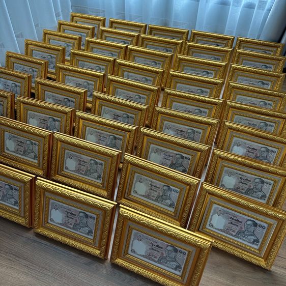 กรอบใส่ธนบัตร10ทรงม้า ของแท้💯มีพร้อมส่ง ด้านหน้ากระจกใส รูปที่ 8