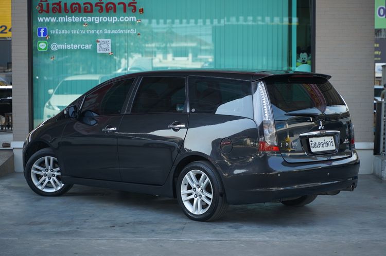 Mitsubishi Space Wagon 2008 2.4 GLS Utility-car เบนซิน ไม่ติดแก๊ส เกียร์อัตโนมัติ ดำ รูปที่ 4