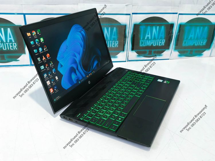 โน๊ตบุคเล่นเกมส์มือสอง HP Gaming Intel I5-8500U Ram16GB SSD250GB+HDD1TB รูปที่ 3