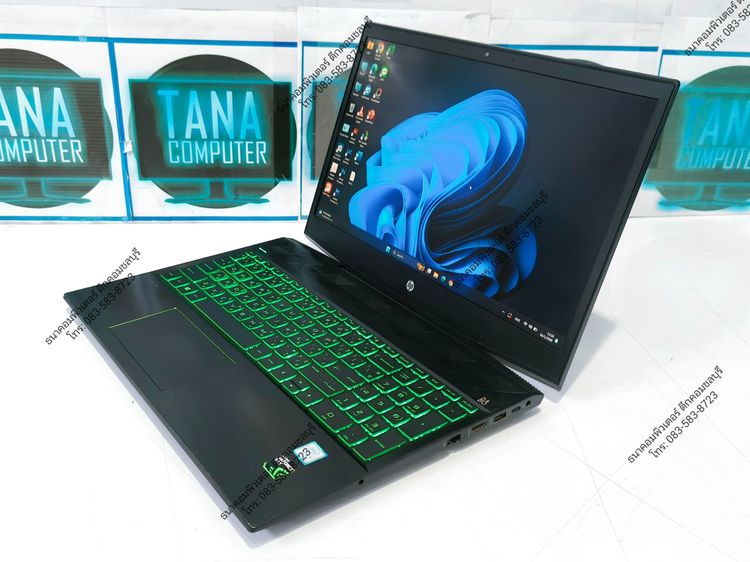 โน๊ตบุคเล่นเกมส์มือสอง HP Gaming Intel I5-8500U Ram16GB SSD250GB+HDD1TB รูปที่ 4