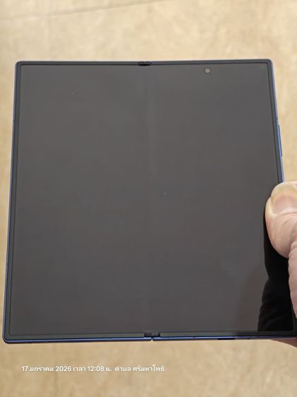 ขาย samsung z fold7 512กิ๊ก สภาพดี มีแค่รอยตรงมุมไม่มากจากเคสกัด อุปกรณ์ครบประกันศูนย์ไทยถึงเดือนกรกฎาคม 2026