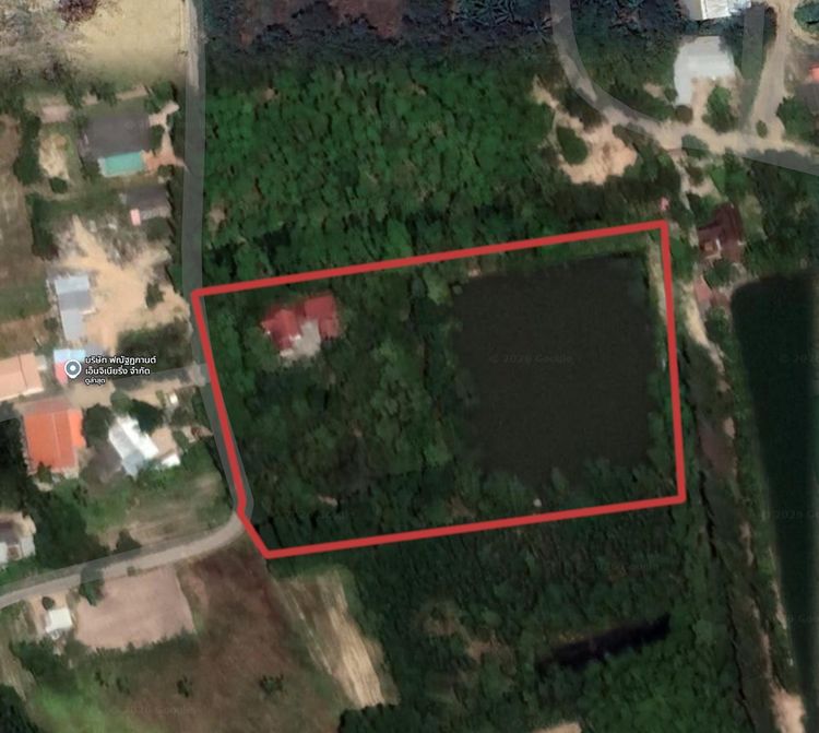 ขายที่ 10 ไร่ พร้อมบ้าน ใกล้ถนน 331 (1.8 กม.) หนองเหียง พนัสนิคม ชลบุรี รูปที่ 3