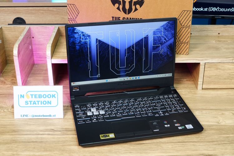Asus TUF Gaming F15 i5-10300H Ram8 GTX1650(4GB) SSD512GB จอ15.6 FHD 144Hz สเปคเกมมิ่ง คีย์บอร์ดไฟRGB ดีไซน์ฝาหลังสุดเท่ เครื่องพร้อมใช้งาน ส รูปที่ 3