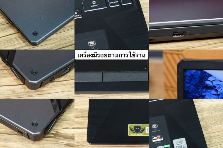 Asus TUF Gaming F15 i5-10300H Ram8 GTX1650(4GB) SSD512GB จอ15.6 FHD 144Hz สเปคเกมมิ่ง คีย์บอร์ดไฟRGB ดีไซน์ฝาหลังสุดเท่ เครื่องพร้อมใช้งาน ส รูปที่ 10