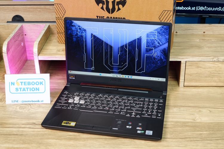 Asus TUF Gaming F15 i5-10300H Ram8 GTX1650(4GB) SSD512GB จอ15.6 FHD 144Hz สเปคเกมมิ่ง คีย์บอร์ดไฟRGB ดีไซน์ฝาหลังสุดเท่ เครื่องพร้อมใช้งาน ส รูปที่ 4