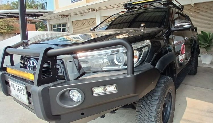 รถ Toyota Hilux Revo 2.4 G Prerunner สี ดำ