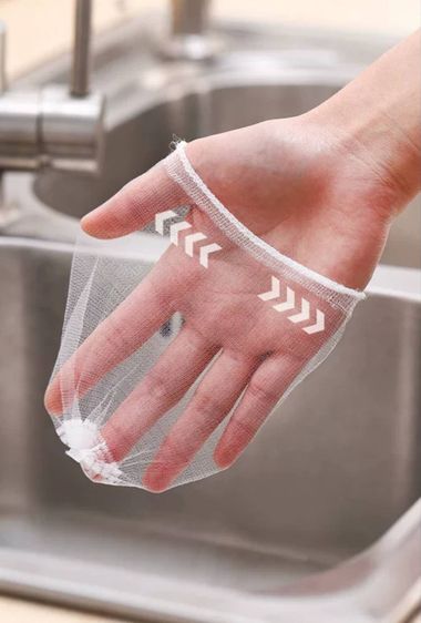 ถุงกรองเศษอาหาร ตาข่ายกรองเศษอาหาร 100ชิ้นต่อแพ็ค รูปที่ 3