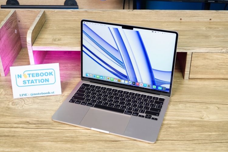 APPLE Macbook Air M2 ram8 ssd256 จอ13.6 2k Cycle count เพียง 75 ครั้ง เครื่องสวย รีเซ็ตพร้อมใช้งาน ขายเพียง 19,990.- รูปที่ 4