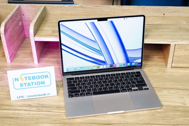 APPLE Macbook Air M2 ram8 ssd256 จอ13.6 2k Cycle count เพียง 75 ครั้ง เครื่องสวย รีเซ็ตพร้อมใช้งาน ขายเพียง 19,990.- รูปที่ 3