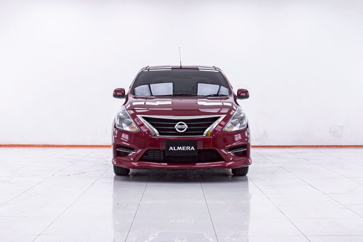 Nissan Almera 2018 1.2 E Sportech Sedan เบนซิน ไม่ติดแก๊ส เกียร์อัตโนมัติ แดง รูปที่ 4