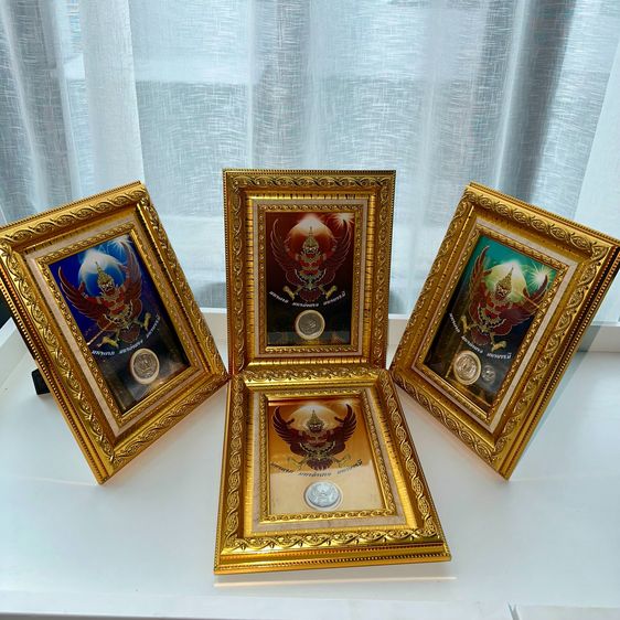 เหรียญครุฑ2517 ใส่กรอบรูปขนาด7x9นิ้ว รูปที่ 5