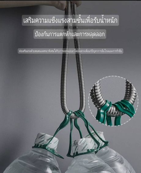 สายฝักบัวสแตนเลส304 ขนาด1.5เมตร มี2สีให้เลือก สีดำและสีบรอนซ์ รูปที่ 9