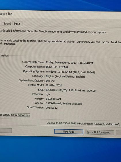 Dell OptiPlex 7020 (DVD Drive Missing) รูปที่ 6