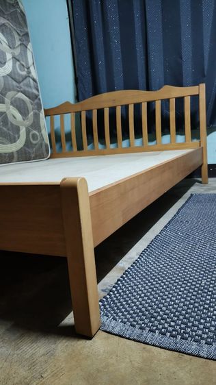 เตียงไม้ 5 ฟุตและ ที่นอน รูปที่ 6