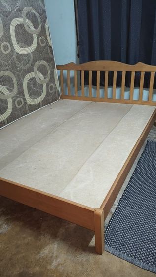 เตียงไม้ 5 ฟุตและ ที่นอน รูปที่ 5