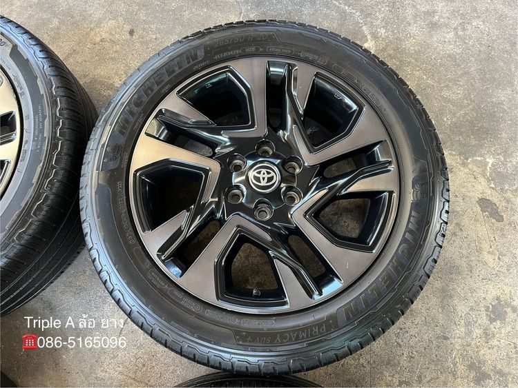 ✨ล้อแม็ก✨Toyota Fortuner GR Sport ขอบ 20 สีดำหน้าชา พร้อมยาง 265-50-20 Michelin🌟ปลายปี 23🌟 รูปที่ 5