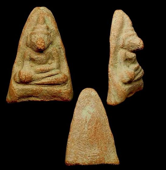 พระกรุวัดตะไกร พิมพ์หน้าครุฑ จ.อยุธยา