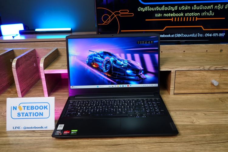 Lenovo IdeaPad Gaming 3 Ryzen5-5600H GTX1650(4GB) RAM8 SSD512 จอ15.6 FHD 120Hz สเปคเกมมิ่ง เครื่องพร้อมใช้งาน ขายถูกเพียง 13,990.- รูปที่ 2