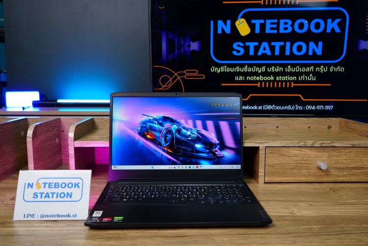 8 กิกะไบต์ ไม่ใช่ Lenovo IdeaPad Gaming 3 Ryzen5-5600H GTX1650(4GB) RAM8 SSD512 จอ15.6 FHD 120Hz สเปคเกมมิ่ง เครื่องพร้อมใช้งาน ขายถูกเพียง 13,990.-