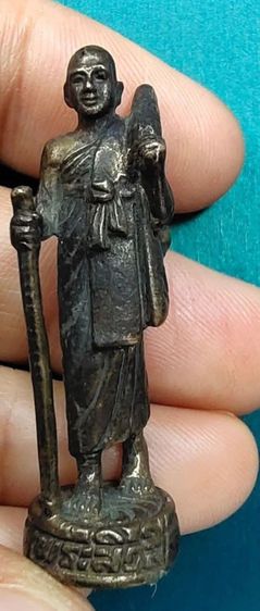 พระสีวะลีเนื้อทองเหลืองเก่า ตอกโค๊ตนะที่ย่าม ไม่ทราบที่ รูปที่ 6