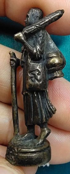 พระสีวะลีเนื้อทองเหลืองเก่า ตอกโค๊ตนะที่ย่าม ไม่ทราบที่ รูปที่ 5