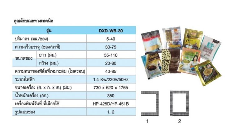 เครื่องบรรจุ ชากาแฟ ผง แบบอัตโนมัติ รูปที่ 13