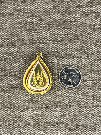 หลวงพ่อบ้านแหลม เลี่ยมกรอบทองคำแท้  รูปที่ 2