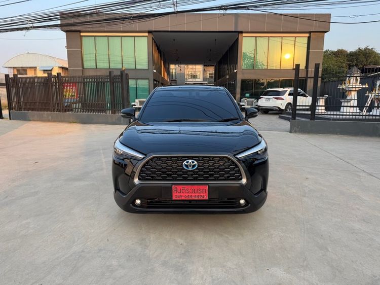 รถ Toyota Corolla Cross 1.8 Hybrid Premium สี ดำ