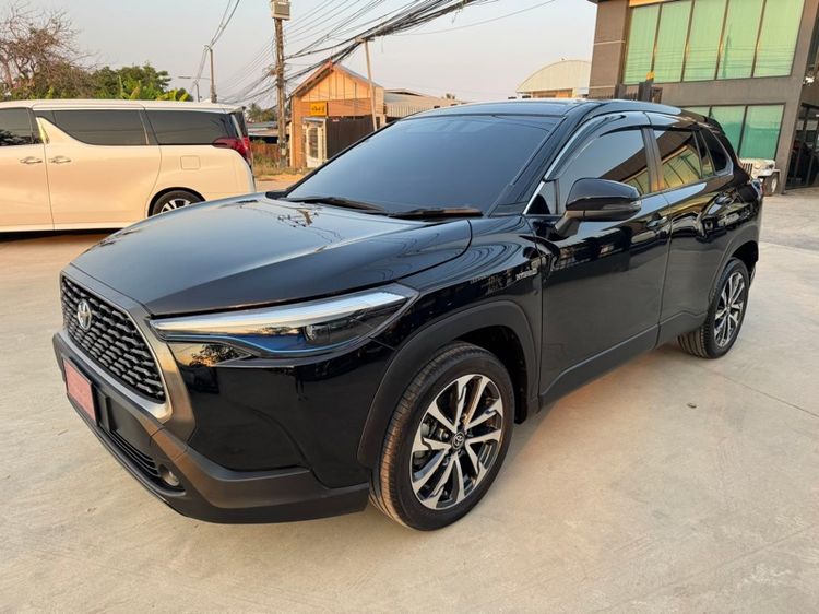 Toyota Corolla Cross 2023 1.8 Hybrid Premium ไฮบริด ไม่ติดแก๊ส เกียร์อัตโนมัติ ดำ รูปที่ 4