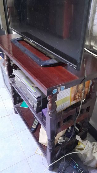 ชั้นวางทีีวี  ไม้มะค่า 3 ชั้น รูปที่ 3