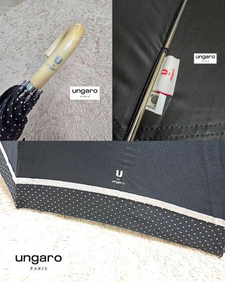 ร่มคัดโกดังญี่ปุ่น แบรนด์ Ungaro จาก paris🇨🇵 กันยูวี ตำหนิด้ามถลอกเล็กน้อย ไม่มีผลต่อการใช้งาน รูปที่ 9