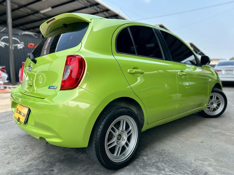 Nissan March 2016 1.2 V Sedan เบนซิน ไม่ติดแก๊ส เกียร์อัตโนมัติ เขียว รูปที่ 2