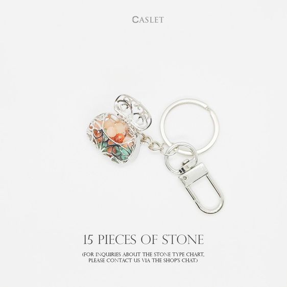 CASLET พวงกุญแจหินนำโชค (ทักแชทเลือกชนิดหิน) รูปที่ 11