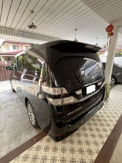 Toyota Vellfire 2010 2.4 Z Van เบนซิน ไม่ติดแก๊ส เกียร์อัตโนมัติ ดำ รูปที่ 3