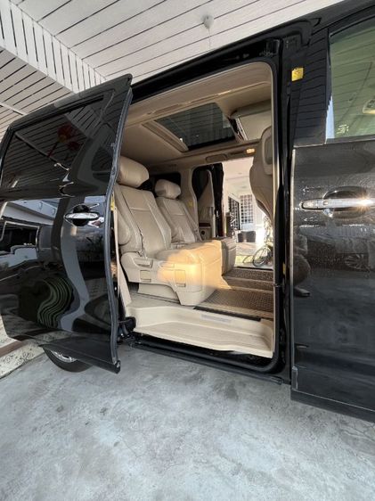 Toyota Vellfire 2010 2.4 Z Van เบนซิน ไม่ติดแก๊ส เกียร์อัตโนมัติ ดำ รูปที่ 2