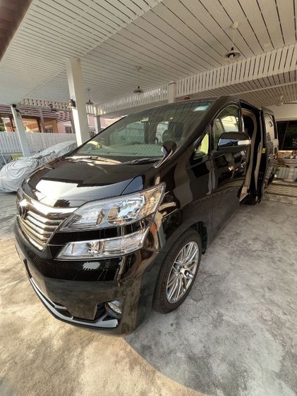 Toyota Vellfire 2010 2.4 Z Van เบนซิน ไม่ติดแก๊ส เกียร์อัตโนมัติ ดำ รูปที่ 4